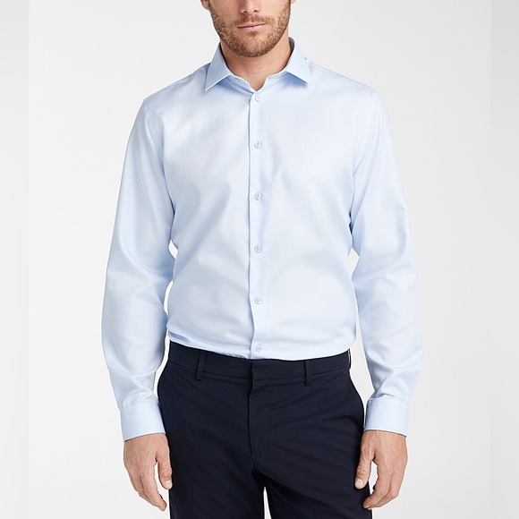 Non-iron piqué cotton shirt
Modern fit - Picture 1 of 4